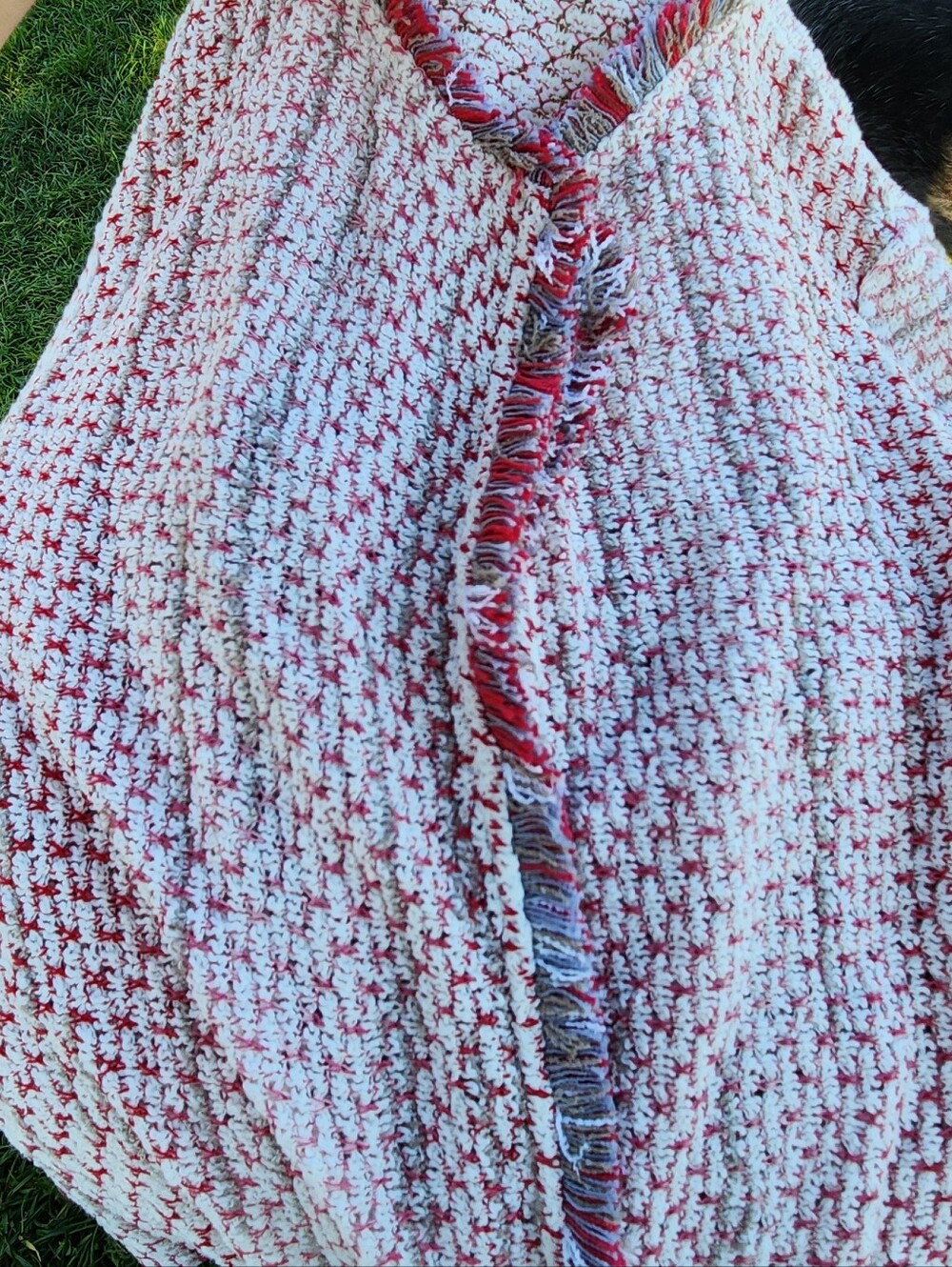 Nic+Zoe Fringe Mix Knit Cardigan